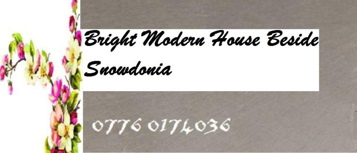 Bright Modern House Beside Snowdonia Villa Llanfairfechan Eksteriør bilde